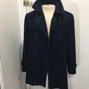 VINTAGE REITMANS TALL DOUBLE BREASTED DENIM JACKETS SIZE L